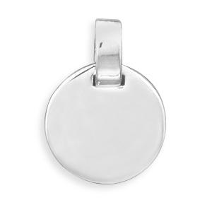 14mm Round Engravable Tag