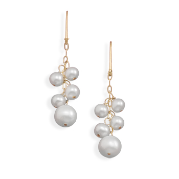 14/20 Gold Filled Cultured Freshwater Pearl Drop Earrings