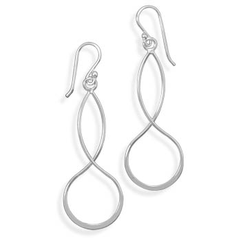Figure 8 Style French Wire Earrings