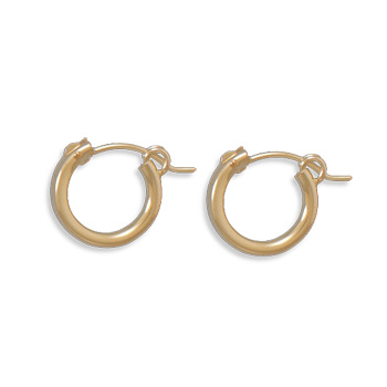 12/20 Gold Filled 2mm x 12mm Hoops