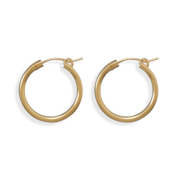 12/20 Gold Filled 2mm x 22mm Hoops
