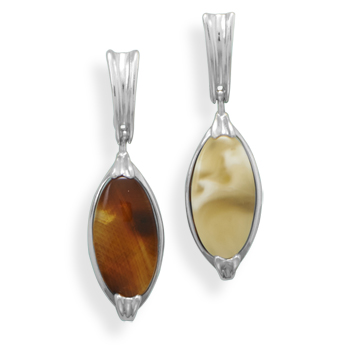 Cognac and Butterscotch Baltic Amber Earrings