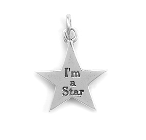 "I'm A Star" Star Charm