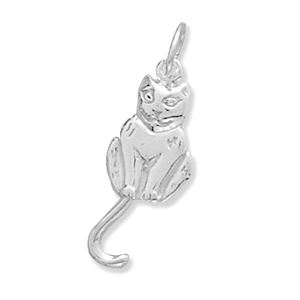 Cat with Movable Tail Charm