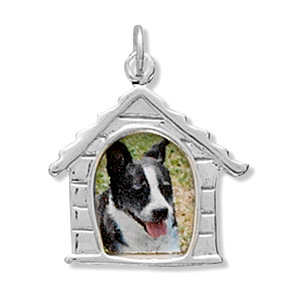 Dog House Picture Frame Charm
