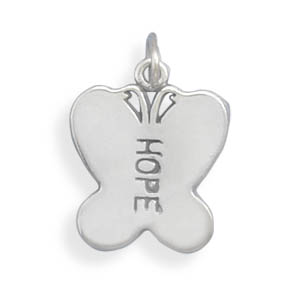 HOPE Butterfly Charm