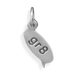 gr8 Text Message Charm