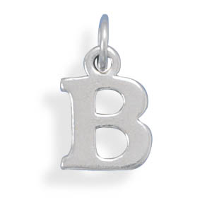 Oxidized "B" Charm