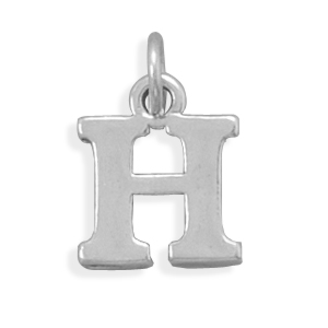 Oxidized "H" Charm