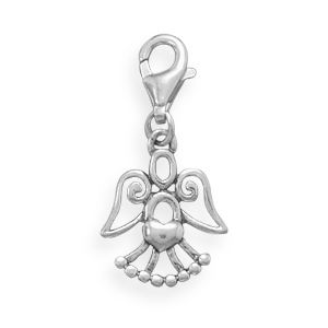 Cut Out Angel Charm with Lobster Clasp