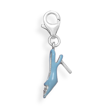 Epoxy High Heel Charm with Lobster Clasp