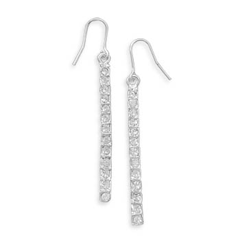 Swarovski Crystal Drop French Wire Fashion Earrings