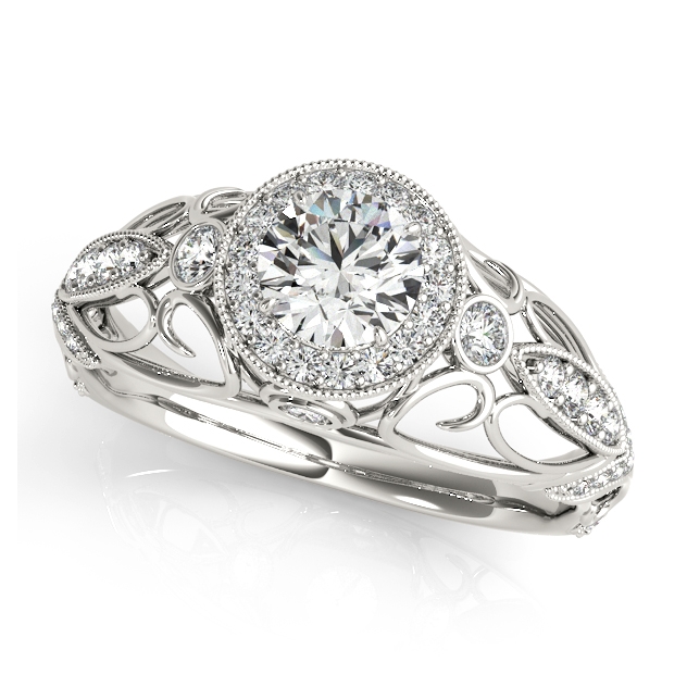 Intricate Vintage Ring w/ Halo & Immense Attention to Detail